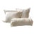 Vintage White Lace Pillows, Set of 3 For Sale