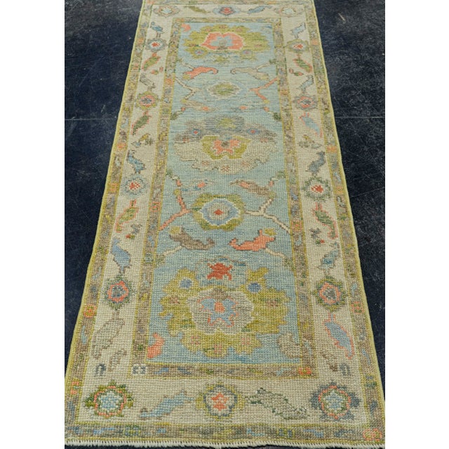 Turkish Oushak Rug 2'4"x 5'10" #20124 Explore a curated collection of hallway runners, wool rugs, and handmade...