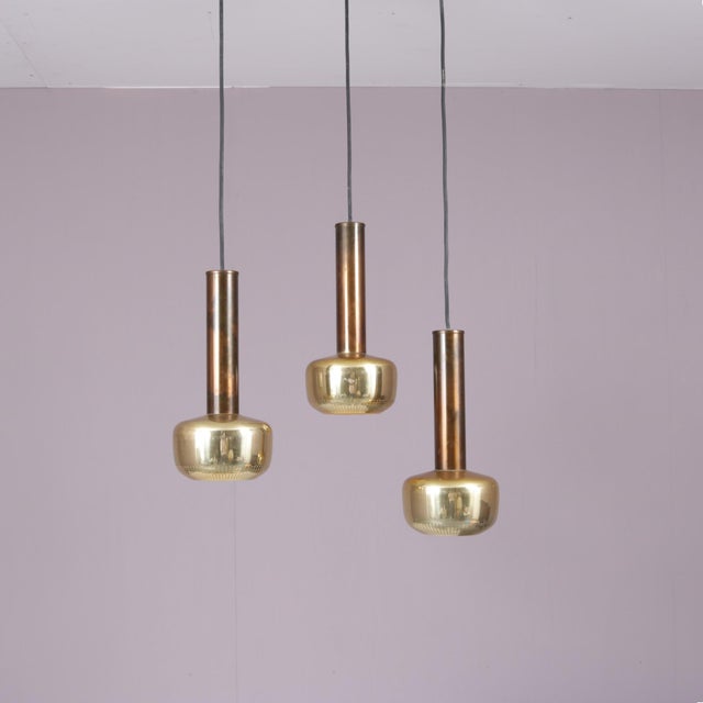 Vl56″ Lamp in Brass by Vilhelm Lauritzen for Louis Poulsen, Denmark, 1950s For Sale - Image 5 of 14