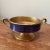 Vintage Gold and Blue Cobalt Enamel Bowl For Sale - Image 13 of 13