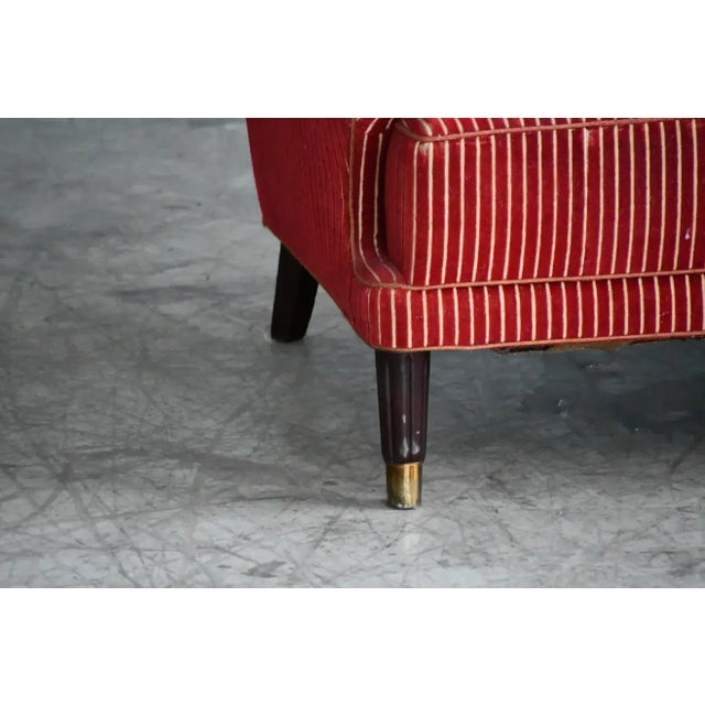 Wood Mid-Century Danish Sectional Corner Sofa Ca. 1950 For Sale - Image 7 of 11