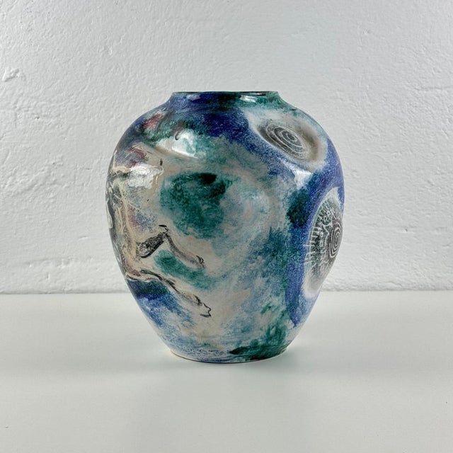 Zodiacal Vase from Albisola, Italy, 1930s For Sale - Image 4 of 16