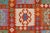 1990s 1990s Tribal Kilim Rust Blue Wool Rug - 8'2" X 9'11" For Sale - Image 4 of 7