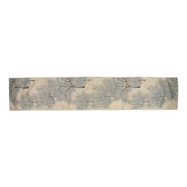 Japanese Ceremonial Silk Table Runner by Renaras For Sale