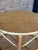 Contemporary Vintage Coastal Rattan & Cane Two-Tier Side Table For Sale - Image 3 of 12
