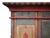 Wood Alpine Blue Floral Painted Cupboard For Sale - Image 7 of 18