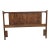 Vintage Attributed Broyhill Brasilia Mid Century Walnut Queen Headboard For Sale