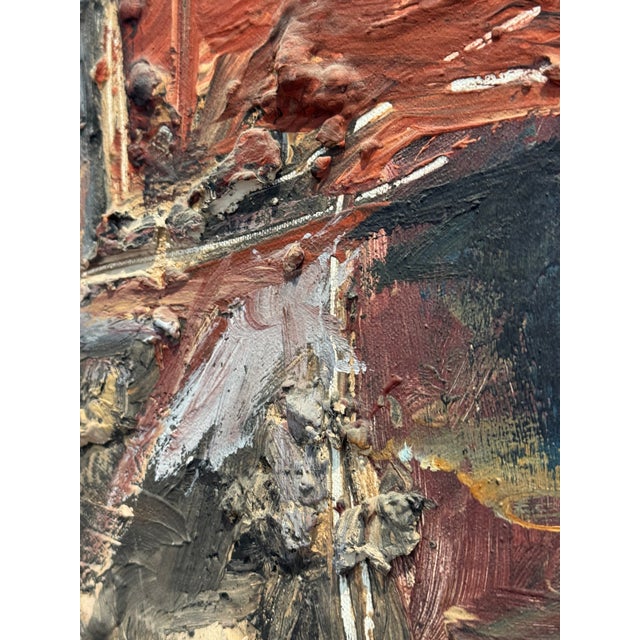 Hedi K. Ernst (b.1948, Swiss) Acrylic on Canvas Dated 1984 For Sale - Image 12 of 15