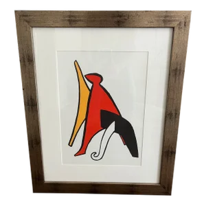 1960s Alexander Calder Lithograph From Derriere Le Miroir, Framed
