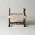 This antique 1900s French wood and upholstered stool is a charming blend of rustic elegance and timeless European...
