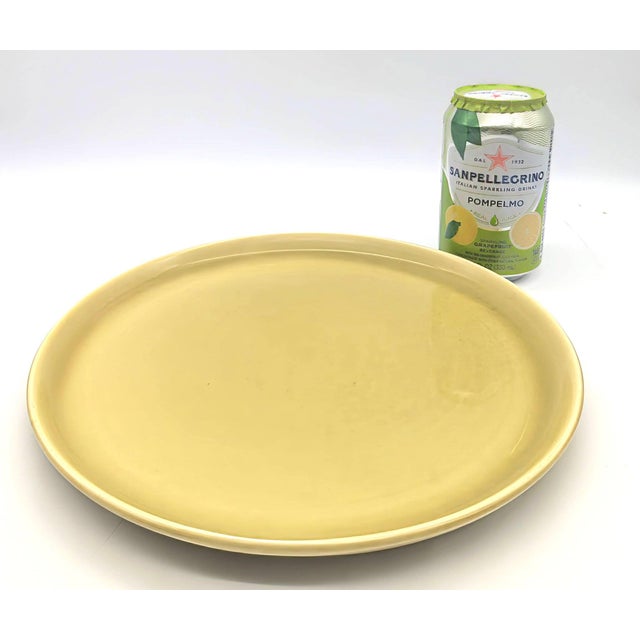 Chartreuse Mid 20th Century Steubenville "American Classic Chartreuse" Dinner Plates by Russell Wright, Set of 9 For Sale - Image 8 of 11