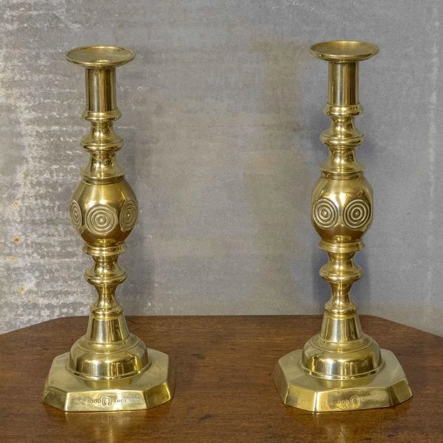 Victorian Good Luck Candlesticks, Set of 2 For Sale - Image 11 of 11