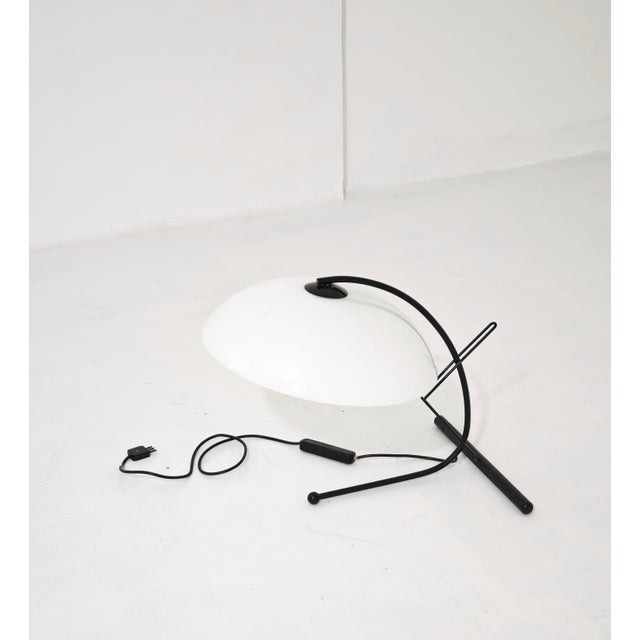 Black Table Lamp in Murano Glass and Black Metal, 1980s For Sale - Image 8 of 18