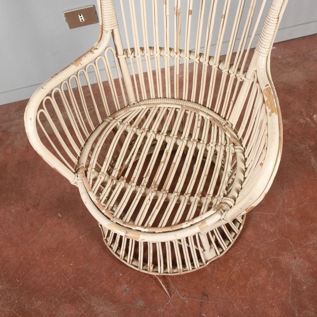 1960s Armchair in Bamboo, 1960s For Sale - Image 5 of 18