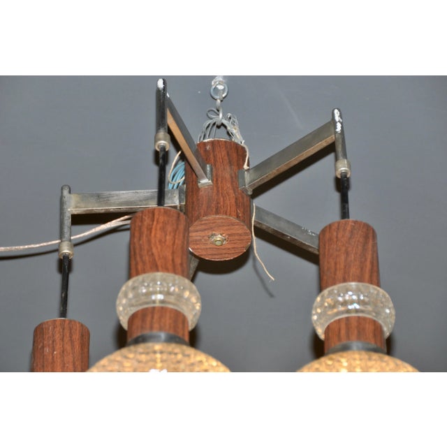 Metal Ceiling Lamp with 5 Lights For Sale - Image 7 of 8