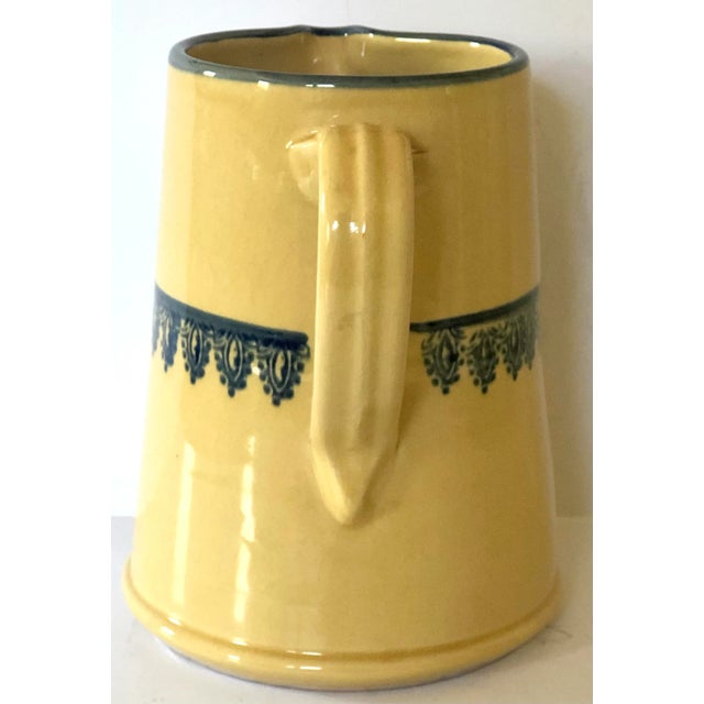 Farmhouse Amalfi Collection Large Italian Pitcher For Sale - Image 3 of 8