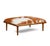 Mid-Century Modern Caci Ottoman, Hair on Hide For Sale - Image 3 of 3