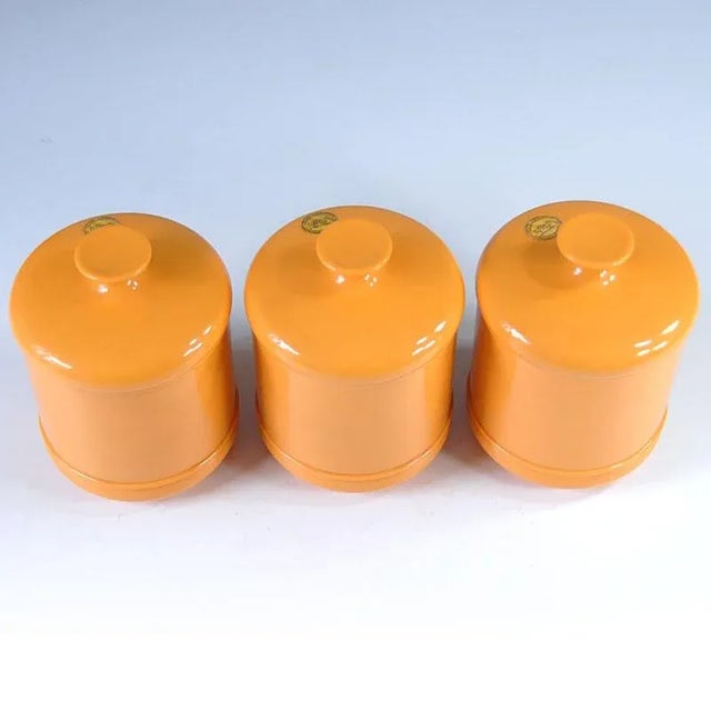 Containers from Emsa, Germany, 1970s, Set of 3, in Very Good conditions. Designed 1970 to 1979 This piece has an...