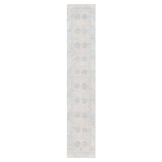 Modern Samarkand Fragment Runner in the Style of Savonnerie by Doris Leslie Blau For Sale