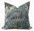 Woodland Clearing Floral Pillow Cover in Spa Blue, 22x22 Pillow For Sale