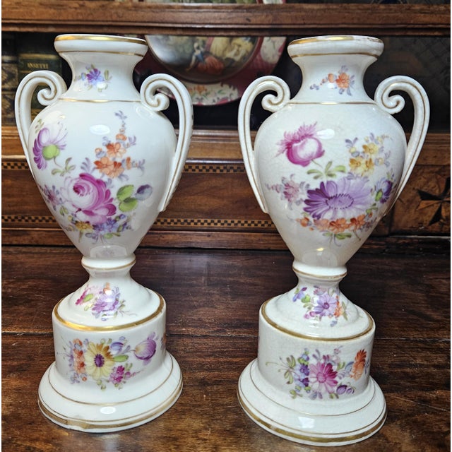 Late 19th Century Pair of Grossbaum Urns For Sale In Charlotte - Image 6 of 13
