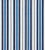 The House of Scalamandré Andover Cotton Stripe Fabric, Indigo For Sale