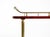Large Vintage Red Goatskin Serving Bar Cart by Aldo Tura, 1960s For Sale - Image 11 of 18