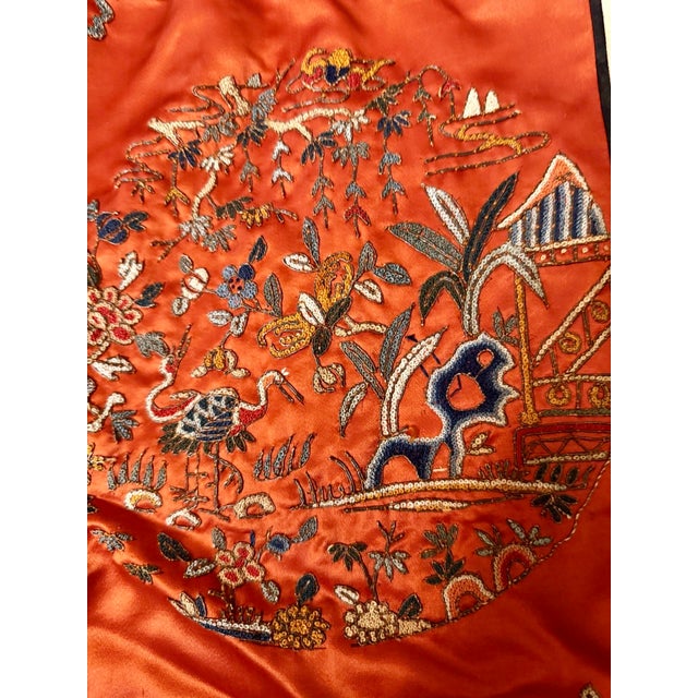 Vintage Chinese Silk Robe 20th Century For Sale - Image 15 of 16