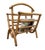 Contemporary 1940s Restored Rattan Magazine or Log Holder For Sale - Image 3 of 7