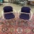 1990s Giancarlo Peretti Italian Office Mid Century Chairs- A Pair For Sale - Image 5 of 5