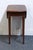 HEKMAN FURNITURE Solid Flame Mahogany Traditional Style 26" Drop Leaf Accent End Table 5-4168 25" High Leaves Down: 13.5"...