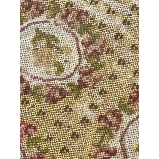 French Needlepoint Chair Cover Tapestry, 1890s For Sale - Image 10 of 15
