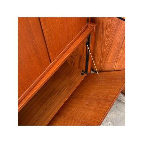 Type: 'Selex' bookcase by Terracielo Date: 1960–69 Style: Nordic Origin: Italy Materials: Teak, Iron Designer: Barovero...