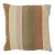 Arteverk Handwoven Reversible Wool Kilim Pillow — Green & Pink Stripe For Sale