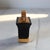 Black Hollywood Regency Style Black and Gold Tone Table Lighter W/ Greek Key Detail For Sale - Image 8 of 11