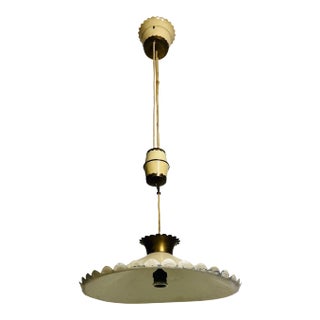 Italian Counterweight Pendant Lamp, 1950s For Sale