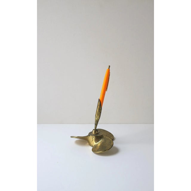 Brass Propeller Pen Holder For Sale In New York - Image 6 of 10
