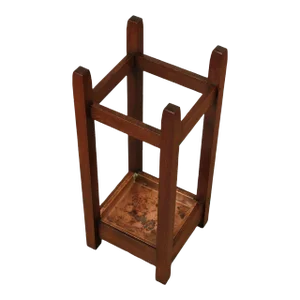 Custom Quality Mission Oak Umbrella Stand