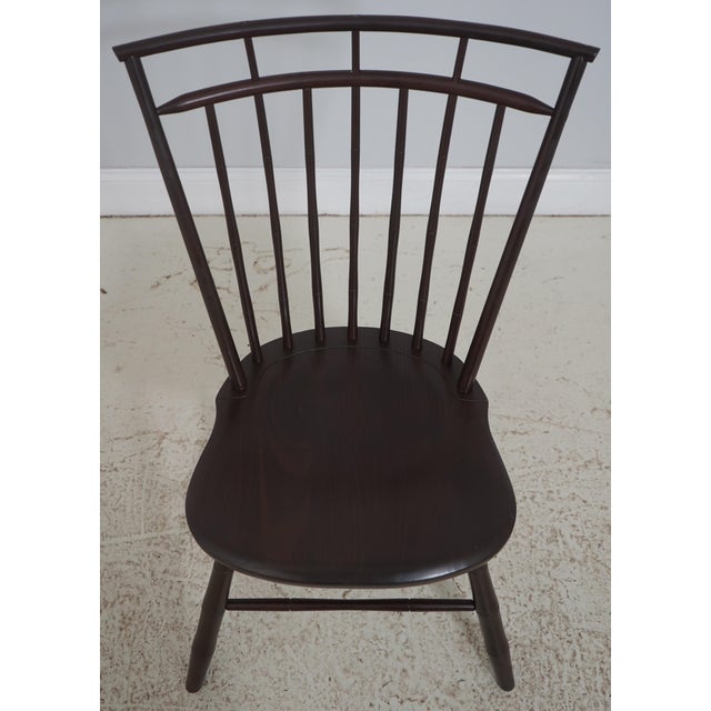 Age: Approx: 40 Years Old Details: Dark Brown Mahogany Finish Mortise Construction Windsor style Condition: Excellent...