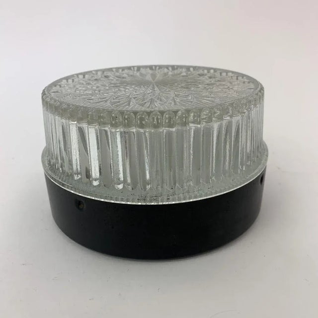 1970s Mid-Century Glass Ceiling Lamp, 1970s For Sale - Image 5 of 5