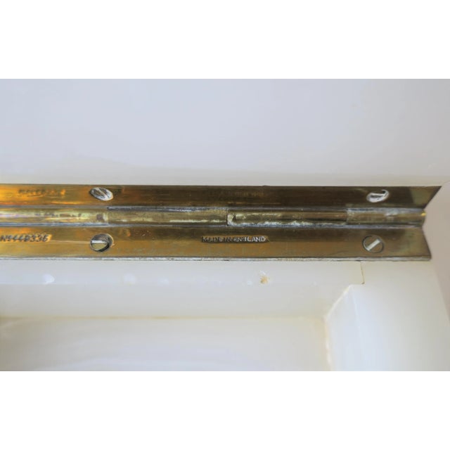 English Onyx Marble Jewelry Box For Sale - Image 11 of 12