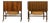 Rosewood Sewing Tables attributed to Erling Torvits, 1960s, Set of 2 For Sale