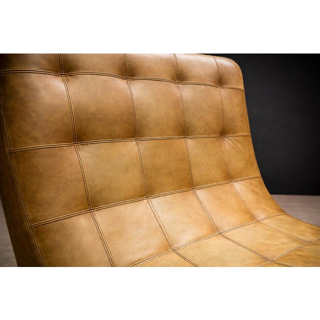 Chaise Lounge in Hardwood and Faux Leather, Unknown, 1950s For Sale - Image 11 of 11