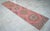 1970s 1970s Distressed Oushak Runner Rug Low Pile Faded Colors Pink Hallway Decor - 2'8″ X 12'7″ For Sale - Image 5 of 13