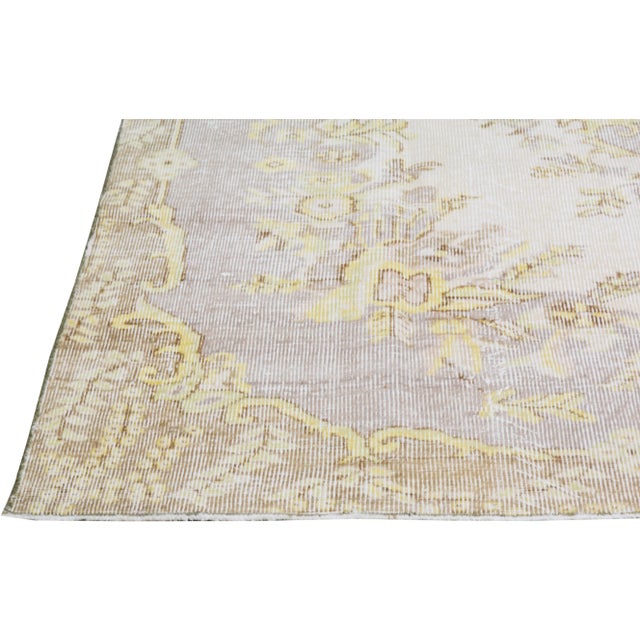 Turkish Vintage Turkish Anatolian Hand Knotted Wool Rug, 5'4x8'4" For Sale - Image 3 of 6