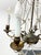 Louis XVI Glass Chandelier with Pearl Garland and Painted Sheet Metal For Sale - Image 5 of 18