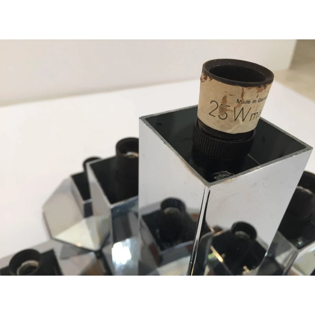 1970s 1970s Extra Large Modular Wall or Ceiling Lamp by Motoko Ishii for Staff For Sale - Image 5 of 10