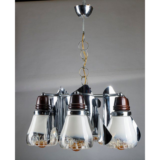 Space Age Murano Glass Chandelier from Mazzega, 1960s-1970s For Sale - Image 13 of 18