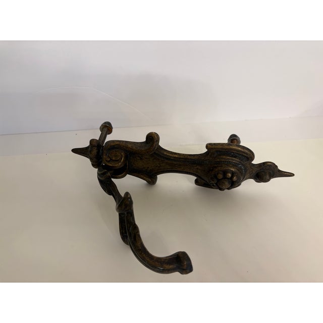 Mid-Century Modern Vintage 5moonsun5 Victorian Style Cast Iron Door Knocker For Sale - Image 3 of 6