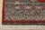 Bokhara Jaldar Rug 4’11” X 7’7” Red Wool Tribal Hand-Knotted Oriental Carpet For Sale - Image 9 of 12